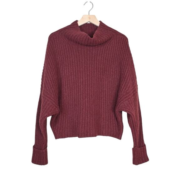 Maeve by Anthropologie Womens XSP Athena Cowl Neck Oversized Sweater - Picture 2 of 10